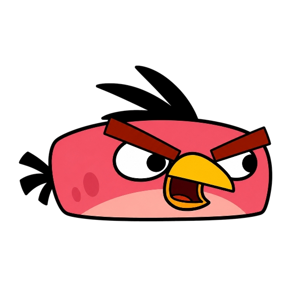 Pink bird