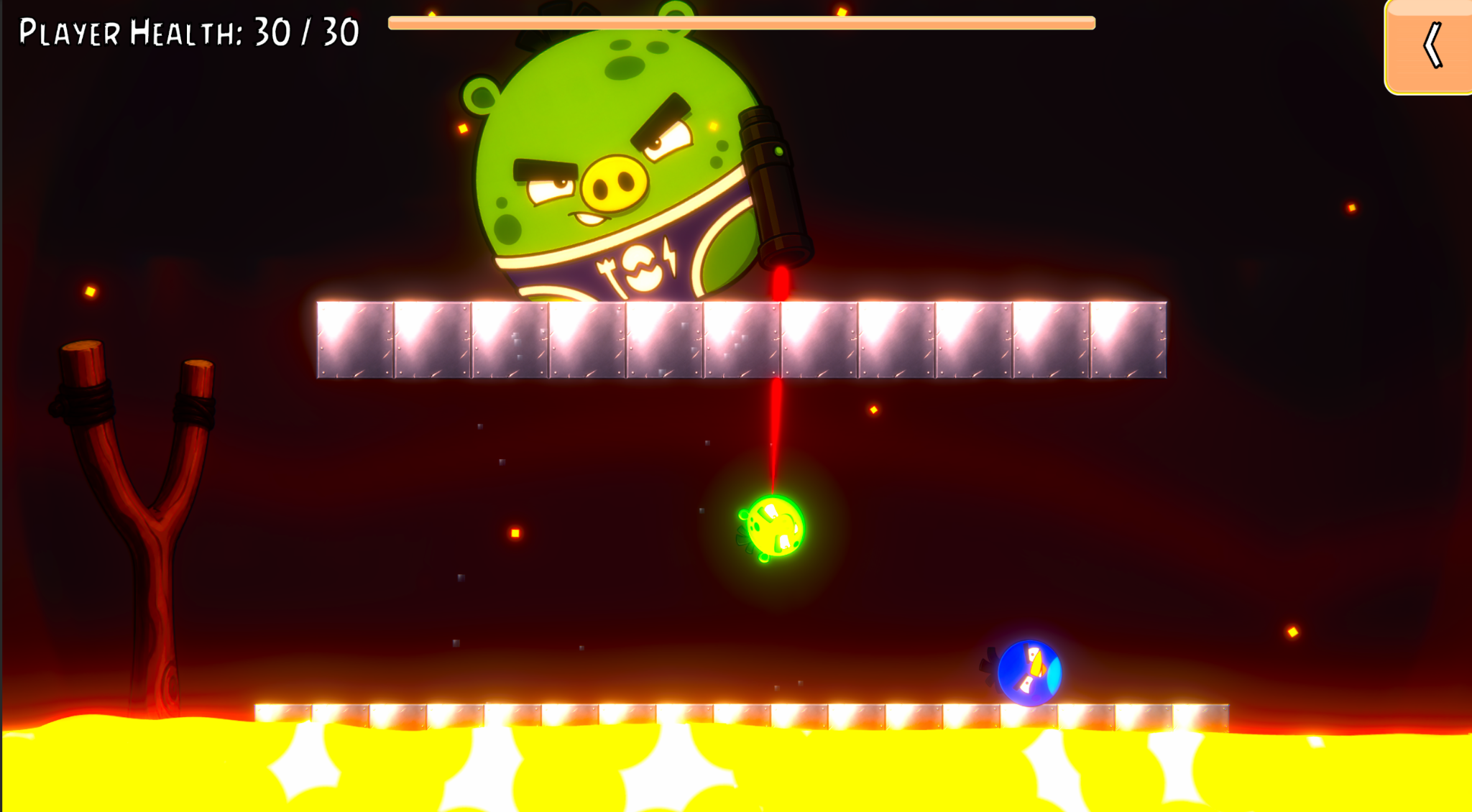 Porkchopper boss battle screenshot
